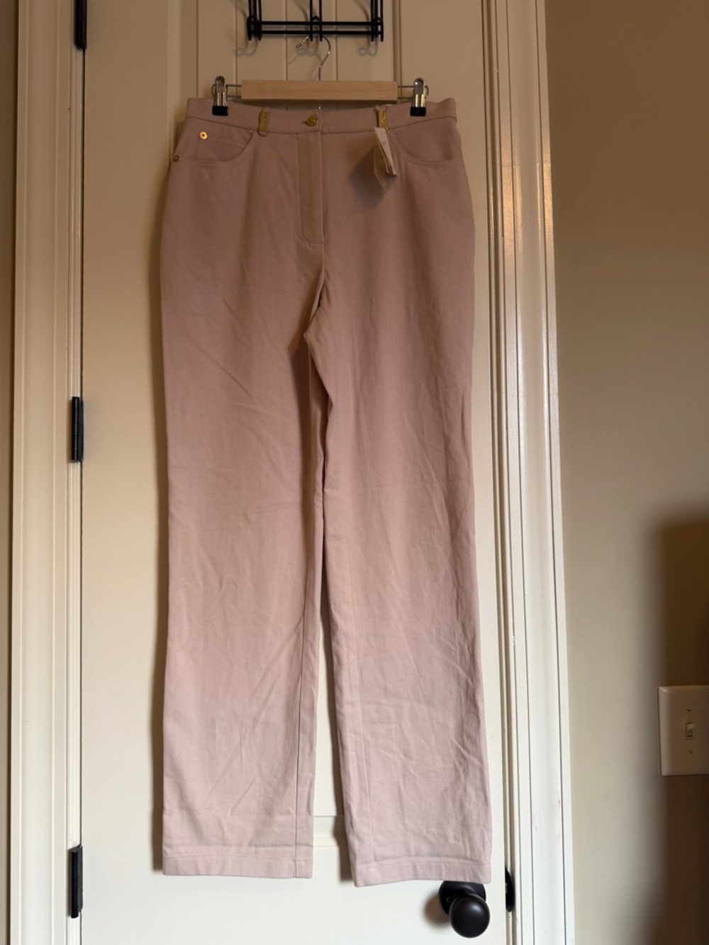 NWT Vintage St John Sport Taupe Cruise 2003 Trousers Size 8 32” Inseam